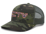 MULTICAM TRUCKER SNAPBACK CAP